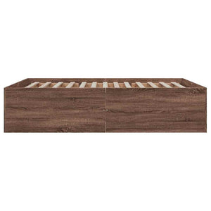 Bettgestell Braun Eichen-Optik 150x200 cm