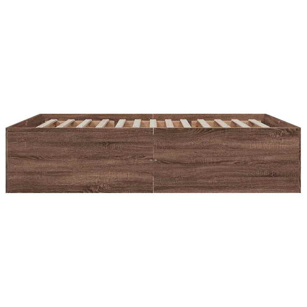 Bettgestell Braun Eichen-Optik 150x200 cm
