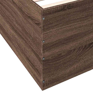 Bettgestell Braun Eichen-Optik 150x200 cm