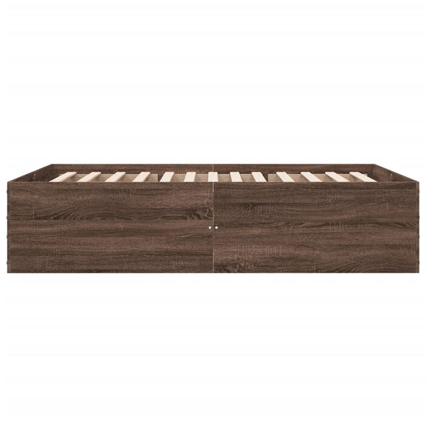 Bettgestell Braun Eichen-Optik 140x200 cm