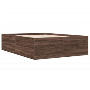 Bettgestell Braun Eichen-Optik 140x200 cm