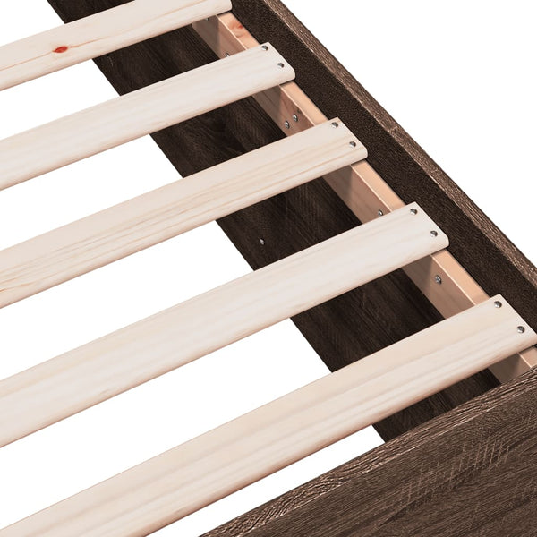 Bettgestell Braun Eichen-Optik 140x200 cm