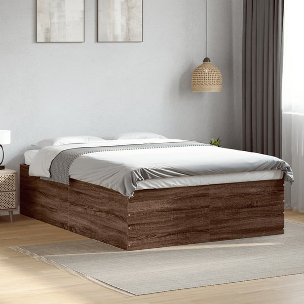 Bettgestell Braun Eichen-Optik 140x200 cm