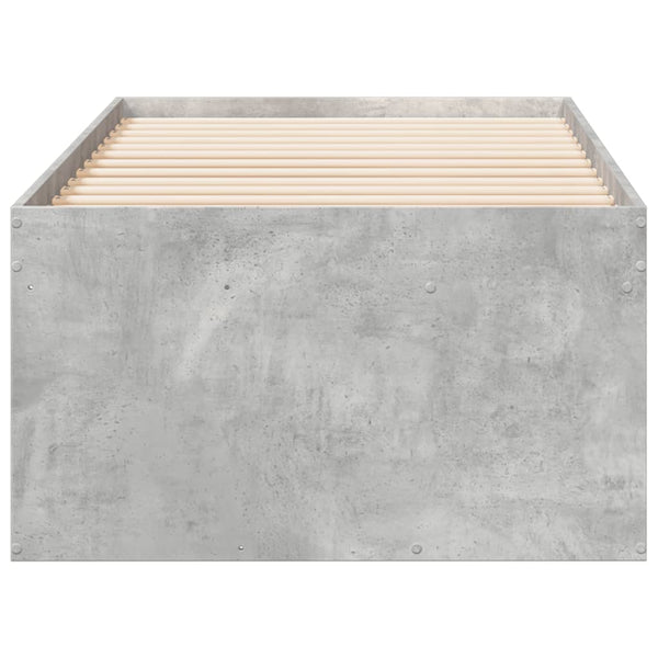 Tagesbett mit Schubladen 90x200 cm Betongrau
