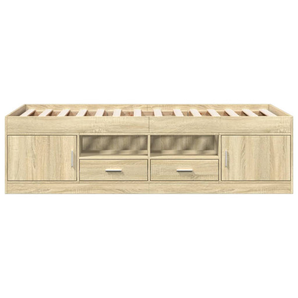Tagesbett mit Schubladen 75x190 cm Sonoma Eiche