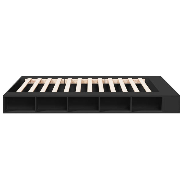 Bettgestell Schwarz 160x200 cm