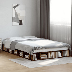 Bettgestell Räuchereiche 140x190 cm