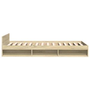 Bettgestell Sonoma Eiche 90x200 cm mit Schublade