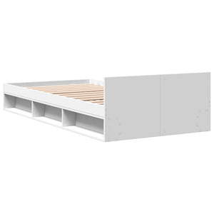 Bettgestell Weiß 75x190 cm mit Schublade