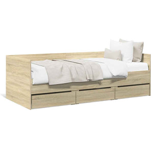 Tagesbett mit Schubladen 90x190 cm Sonoma-Eiche