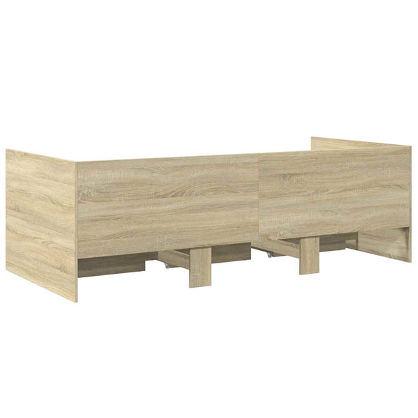 Tagesbett mit Schubladen 90x190 cm Sonoma-Eiche