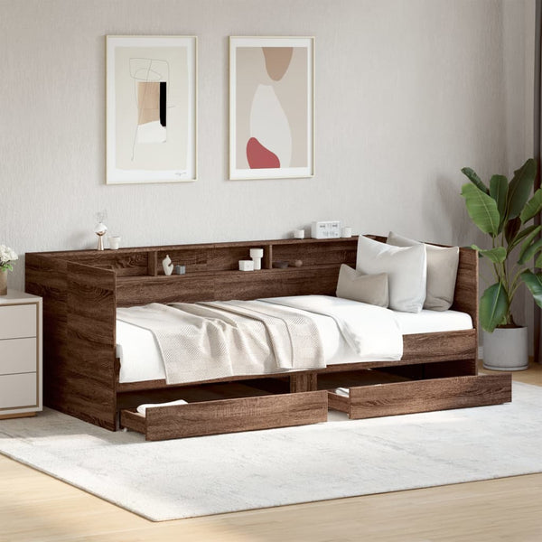 Tagesbett mit Schubladen 75x190 cm