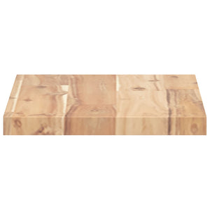 Akazie Schweberegal 40x20 cm Massivholz