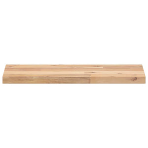 Schweberegale Akazie 4er Set 40 cm