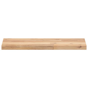 Schweberegale Akazie Massivholz 60x20 cm, 2er-Set