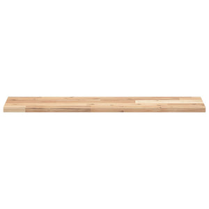 Massivholz Akazie Schweberegal, 100 cm