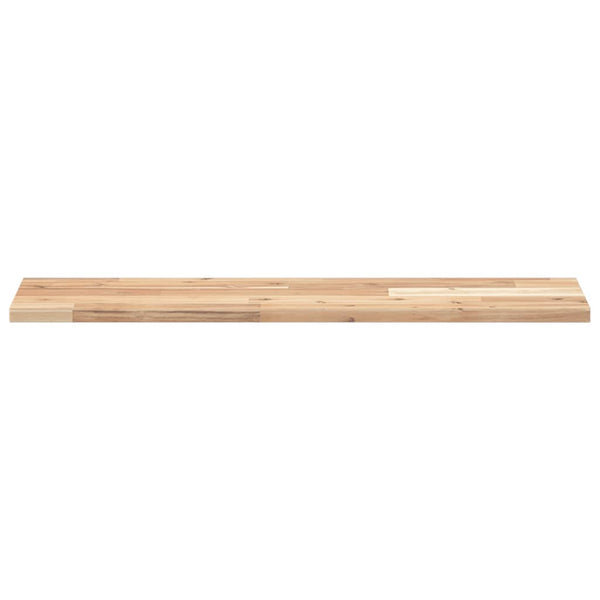 Massivholz Akazie Schweberegal, 100 cm