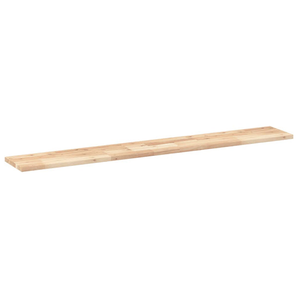 Akazie Massivholz Schweberegale, 160cm, 2er Set