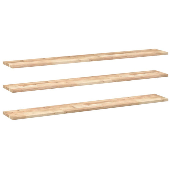 Akazie Schweberegale 160cm 3er Set