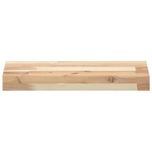 Akazie Massivholz Schweberegal 40x20 cm