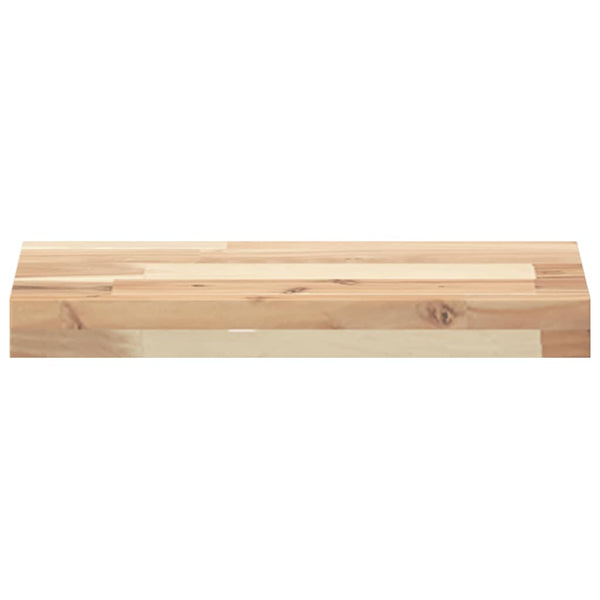 Akazie Massivholz Schweberegal 60x20 cm