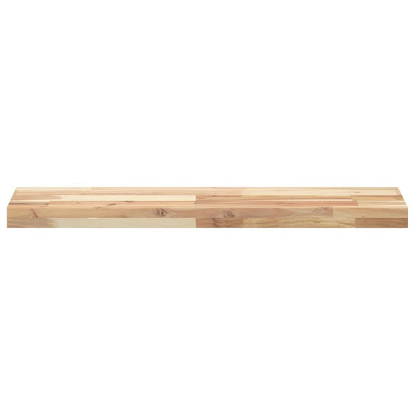 Schweberegal Akazie 80x20 cm Massivholz