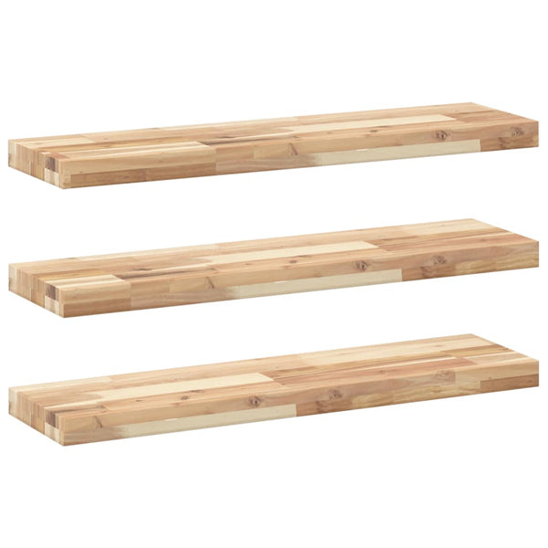 Akazie Schweberegale 100cm, 3er Set