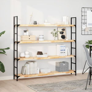 Schweberegale 160cm Akazie Massivholz 3er Set