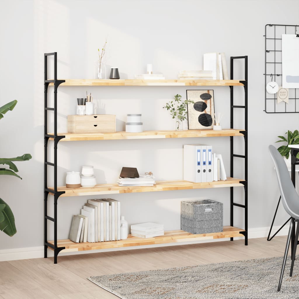 Schweberegale 160cm Akazie Massivholz 3er Set