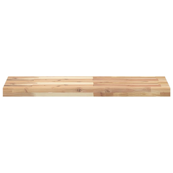 Akazie Schweberegal 100x30 cm Massivholz