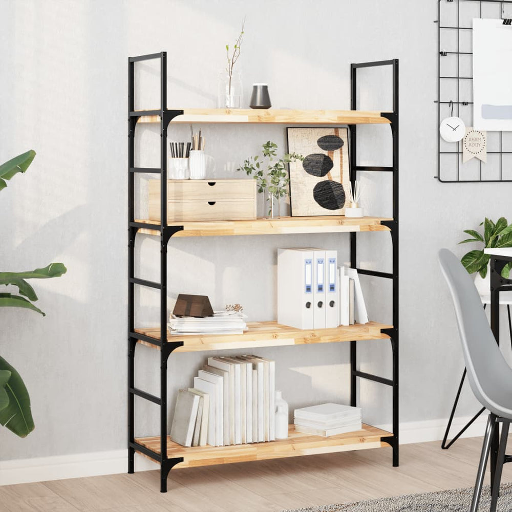 Akazie Massivholz Schweberegale 100cm 2er Set