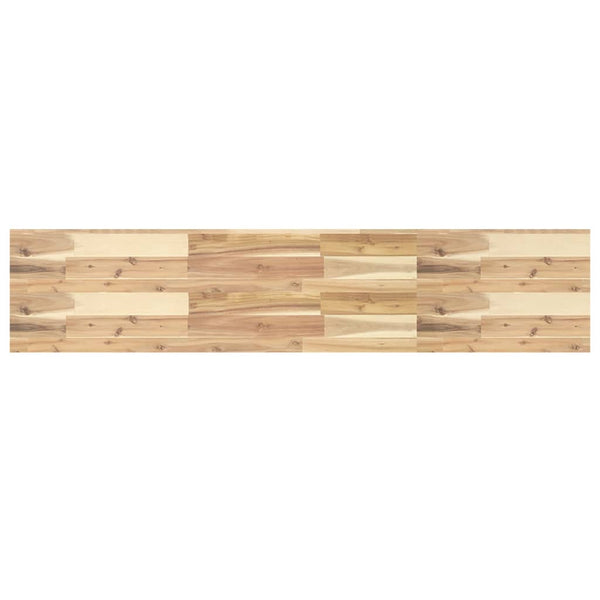 Massivholz Akazie Schweberegal 120 cm