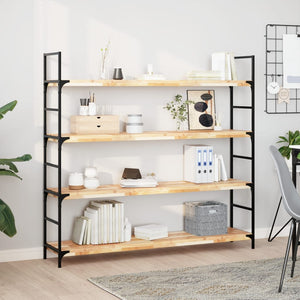 Massivholz Schweberegal Akazie 140 cm