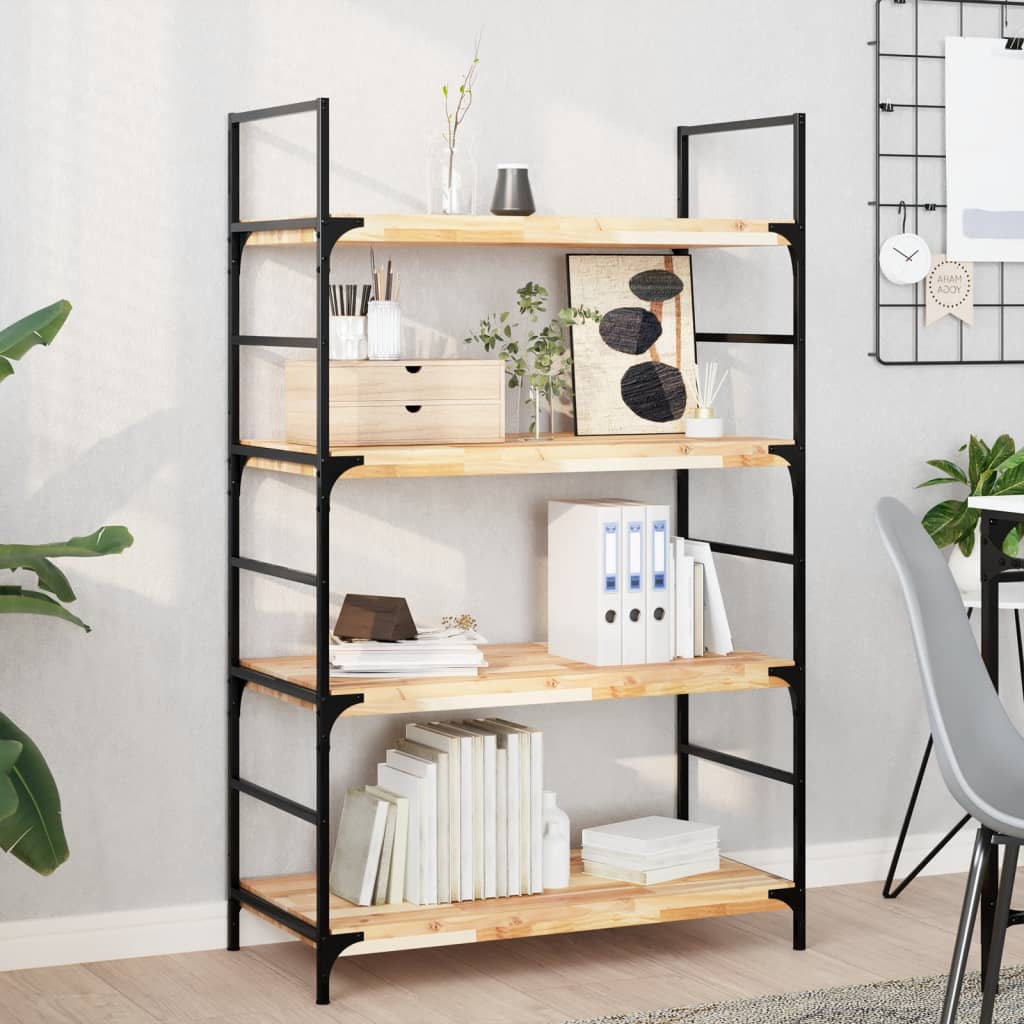 Akazie Massivholz Schweberegale 60x40 cm, 3er Set