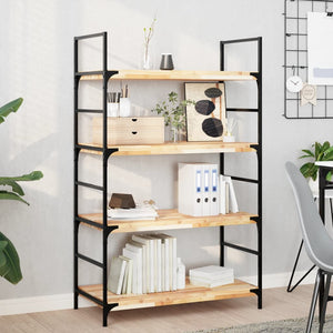 Akazie Schweberegale 100x40 cm, 4er Set