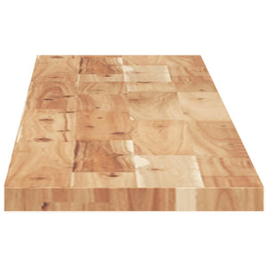 Massivholz Schweberegal Akazie 120 cm