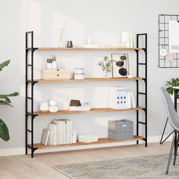 Massivholz Schweberegal Akazie 120 cm