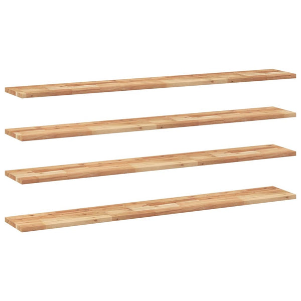 Akazie Schweberegale 120cm 4er Set