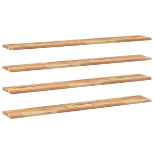 Schweberegale Akazie 160 cm, 4er Set