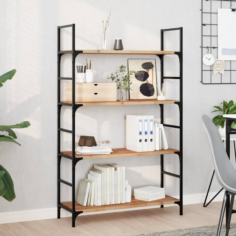 Massivholz Schweberegal Akazie 100 cm