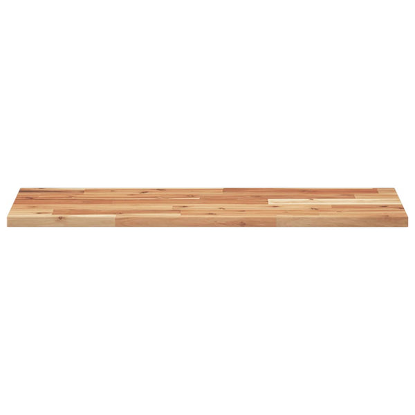 Akazie Massivholz Schweberegale, 2er-Set