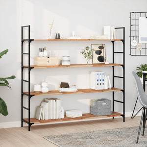 Massivholz Akazie Schweberegal 140 cm