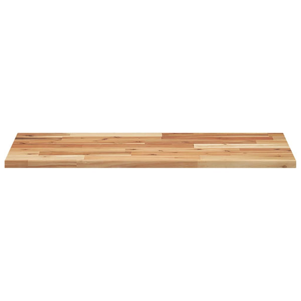 Akazie Massivholz Schweberegale, 2er-Set