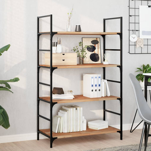 Schweberegale 60x40 cm Akazie Massivholz 4er Set