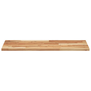 Massivholz Akazie Schweberegal, 100 cm