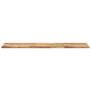 Akazie Massivholz Schweberegale 160 cm, 2er-Set