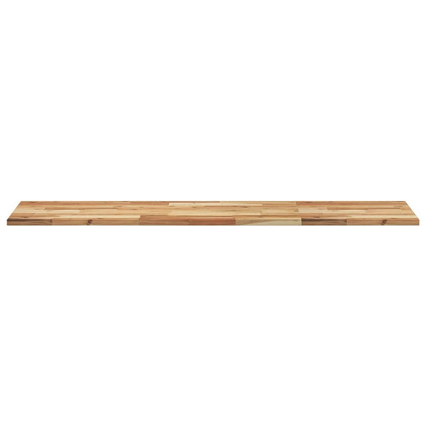 Akazie Massivholz Schweberegale 160 cm, 2er-Set