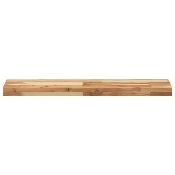 Schweberegal Akazie 80x20 cm Massivholz