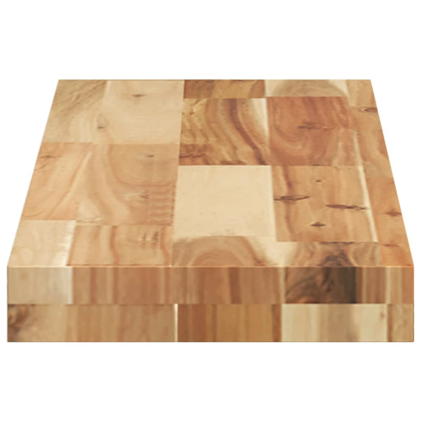 Schweberegal Akazie 80x20 cm Massivholz