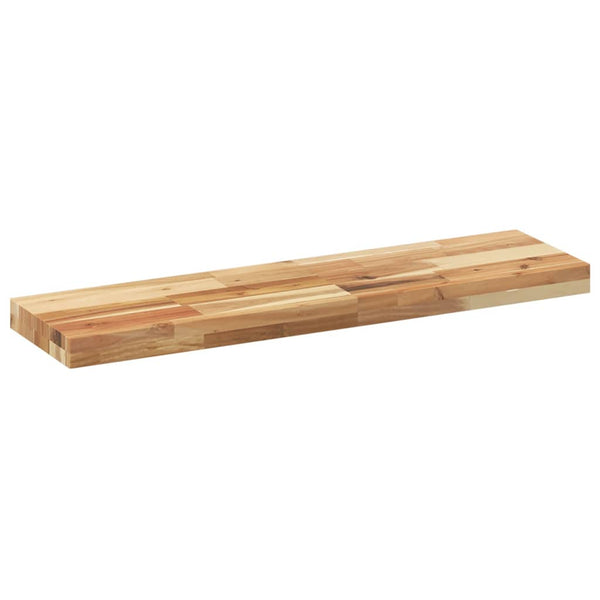 Schweberegal Akazie 80x20 cm Massivholz